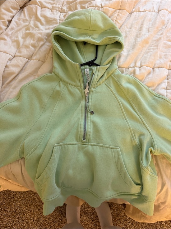 lululemon athletica Sweaters - Green Creamy Mint Lululemon Scuba Half Zip (M/L)